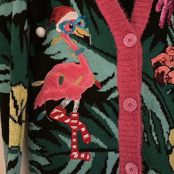 Sequin “ugly” Christmas sweater. - Picture 2 of 7